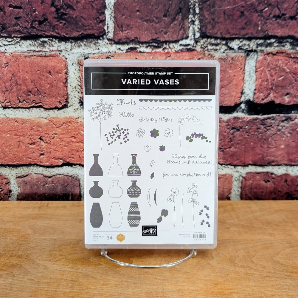 Stampin' Up Varied Vases Stamp Set, New